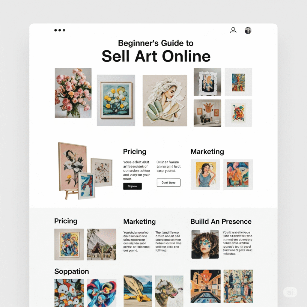 How to Sell Your Art Online: A Complete Beginner's Guide