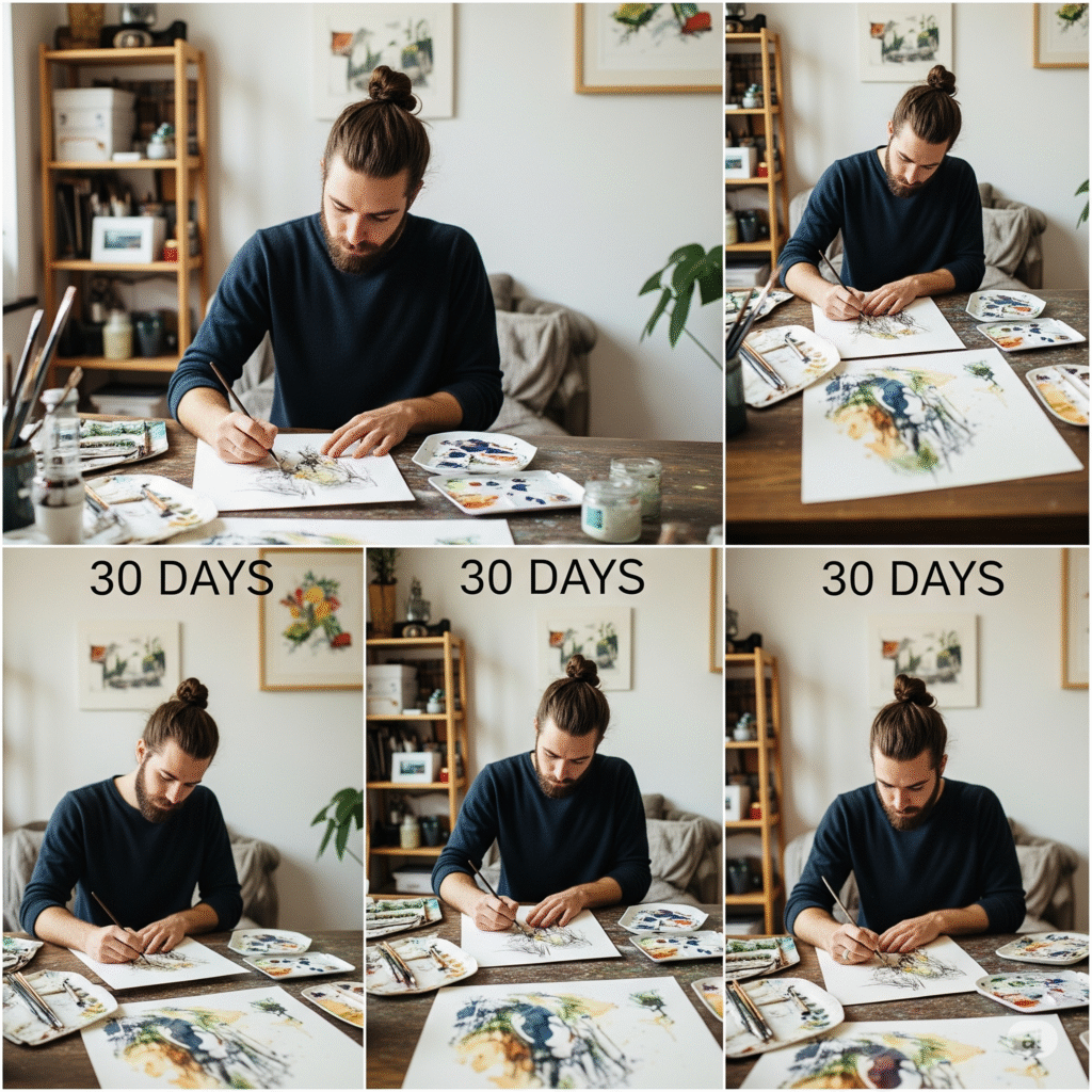 How to Find Your Unique Artistic Style in 30 Days
